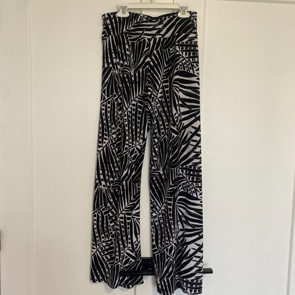 Renuar Jersey Knit Wide Split-Leg Pants Beach Summer Vacation Wear‎ Size Small - Picture 2 of 7